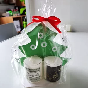 Set van 4 kaarsen in geschenkverpakking