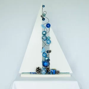 Minimalistische kerstboomdecoratie - 60 cm - rood, groen of blauw